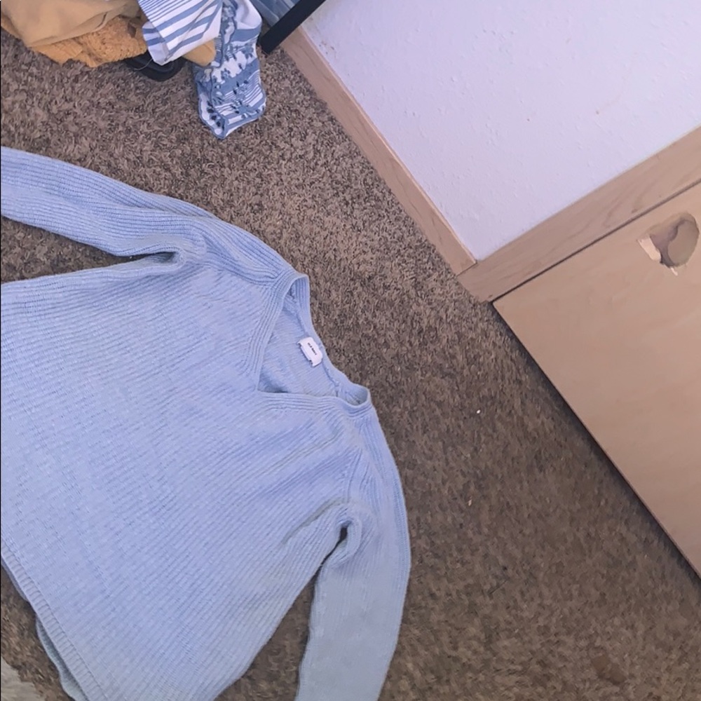 Baby blue sweater